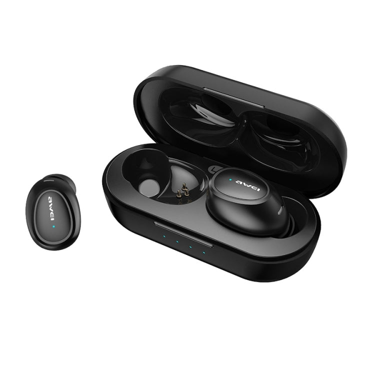 awei T16 TWS Bluetooth V5.0 完全ワイヤレススポーツヘッドセット 充電ケース付き