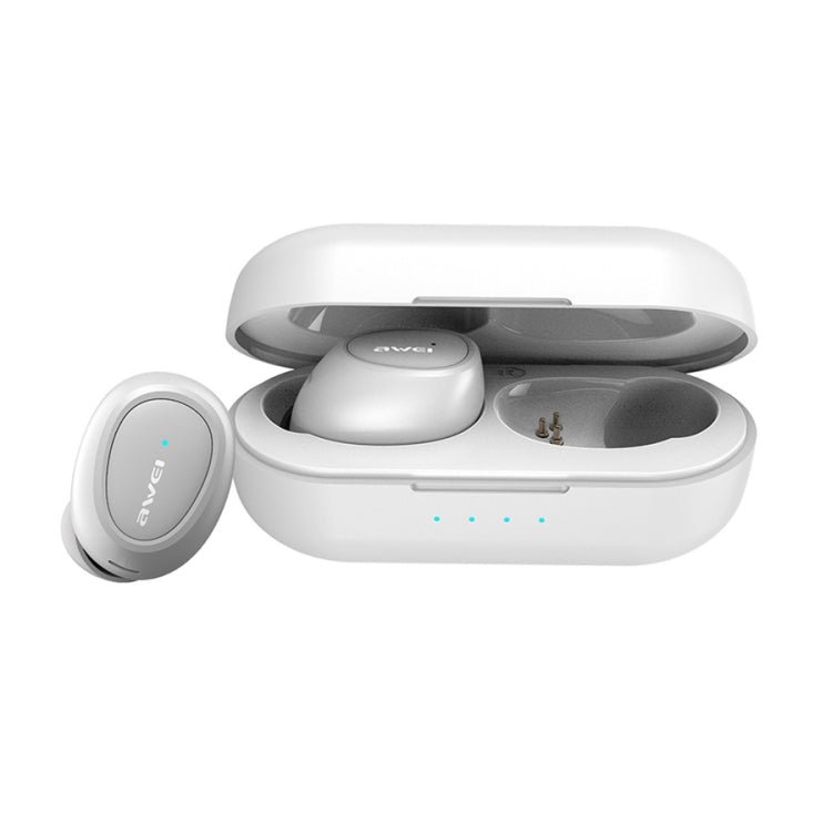 awei T16 TWS Bluetooth V5.0 完全ワイヤレススポーツヘッドセット 充電ケース付き