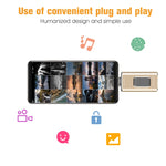 Richwell 3-in-1 32G Type-C + 8ピン + USB 3.0 メタルプッシュプルフラッシュディスク OTG機能付き
