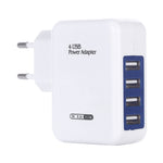 HT-CD03 15.5W 5V 3.1A 4ポート USB壁充電器 トラベル充電器、EUプラグ、HT-CD03