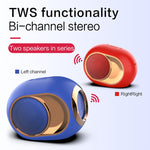 X6 TWS 5W アウトドア防水バス ワイヤレスBluetoothスピーカー、ハンズフリー／USB／AUX／TFカード対応