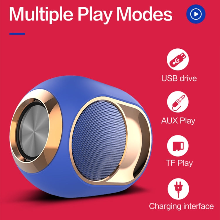 X6 TWS 5W アウトドア防水バス ワイヤレスBluetoothスピーカー、ハンズフリー／USB／AUX／TFカード対応