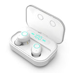 M7 TWS V5.0 両耳ワイヤレスステレオ Bluetoothヘッドセット 充電ケース＆デジタルディスプレイ付き
