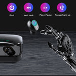M7 TWS V5.0 両耳ワイヤレスステレオ Bluetoothヘッドセット 充電ケース＆デジタルディスプレイ付き
