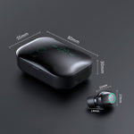 M7 TWS V5.0 両耳ワイヤレスステレオ Bluetoothヘッドセット 充電ケース＆デジタルディスプレイ付き