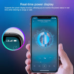 M7 TWS V5.0 両耳ワイヤレスステレオ Bluetoothヘッドセット 充電ケース＆デジタルディスプレイ付き