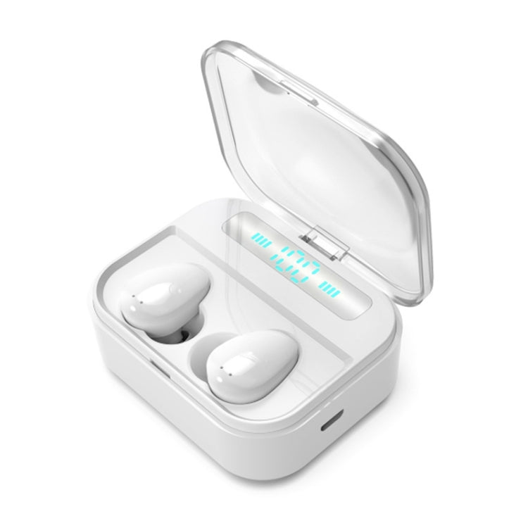 X7 TWS V5.0 両耳ワイヤレスステレオ Bluetoothヘッドセット 充電ケース＆デジタルディスプレイ付き