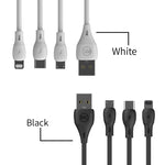 WK WDC-072 1m 2.1A出力 フルスピードシリーズ USBから8ピン データ同期充電ケーブル、8ピン