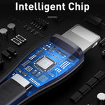Mcdodo CA-6362 フライングフィッシュシリーズ 8ピンからUSB LEDケーブル、長さ：1.8m