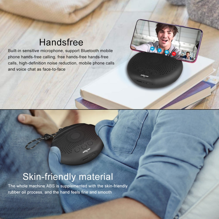 ZEALOT S24 ポータブルステレオBluetoothスピーカー ストラップ＆モバイルカードスロットホルダー付き、ハンズフリー通話＆TFカード対応、S24