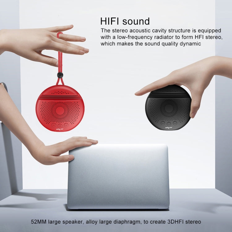 ZEALOT S24 ポータブルステレオBluetoothスピーカー ストラップ＆モバイルカードスロットホルダー付き、ハンズフリー通話＆TFカード対応、S24