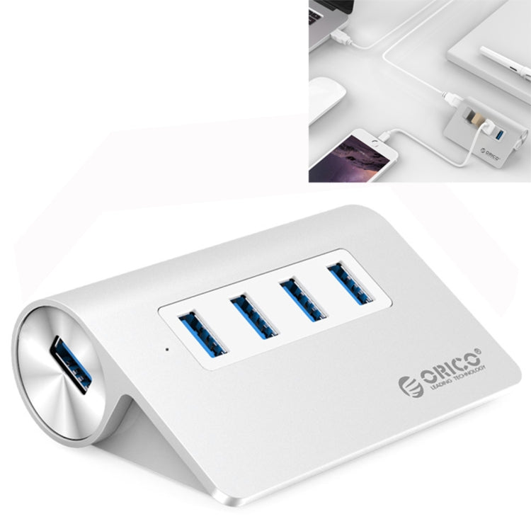 ORICO M3H4-V1 アルミ合金 4ポート USB 3.0 ハブ、M3H4-V1
