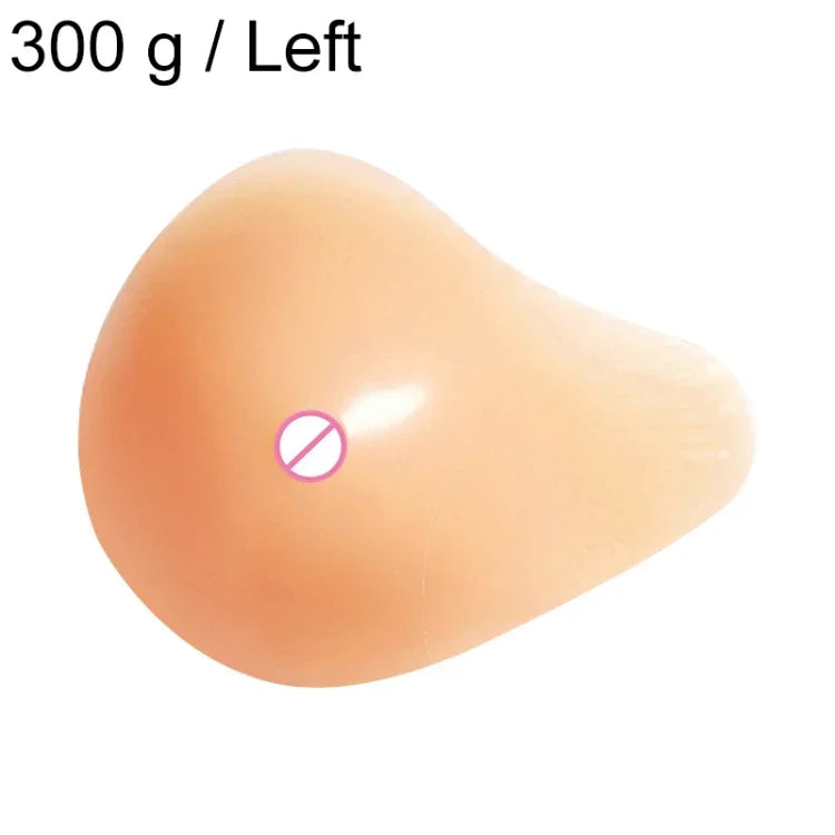 AS4 螺旋形術後リハビリ用偽乳房シリコン乳房パッド 乳首カバー 300g/左、300g/左