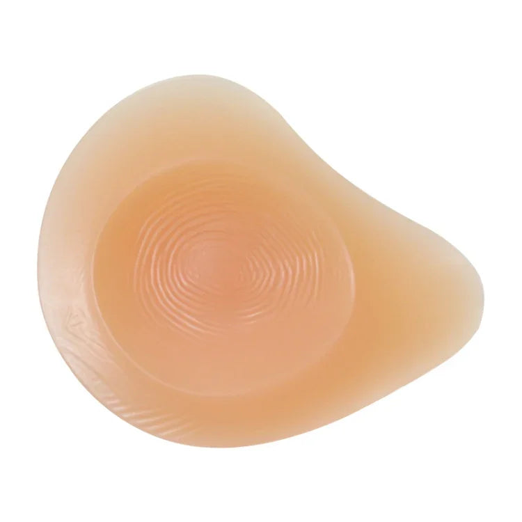 AS7 Spiral Shape Postoperative Rehabilitation Fake Breasts Silicone Breast Pad Nipple Cover 450g/Right, 450g/Right