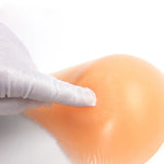 AS7 Spiral Shape Postoperative Rehabilitation Fake Breasts Silicone Breast Pad Nipple Cover 450g/Right, 450g/Right