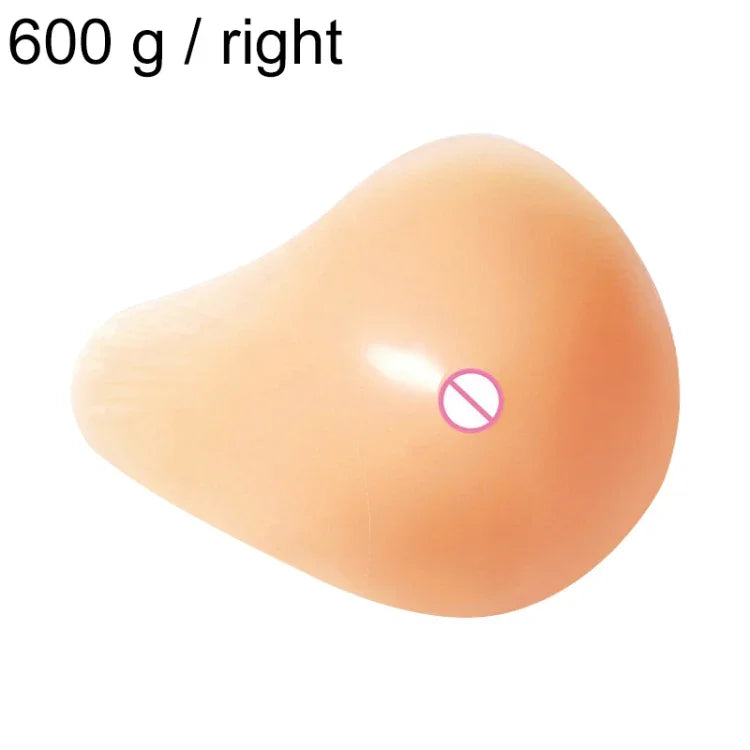 AS9 螺旋形術後リハビリ用偽乳房シリコン乳房パッド 乳首カバー 600g/右、600g/右