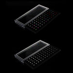 60個 カラーミックス ダイヤモンド形状 ステンレススチール 鼻スタッドリング L字型ピアスジュエリー、ピン長さ: 7mm、ピン直径: 0.6mm（カラー）、カラー（60個）、ホワイト（60個）