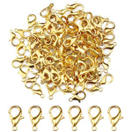 100個セット12mmDIYジュエリーアクセサリー高品質合金ロブスタークロー、100個セット