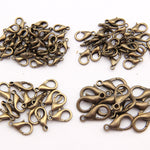 1000個セット12mmDIYジュエリーアクセサリー高品質合金ロブスタークロー、1000個セット