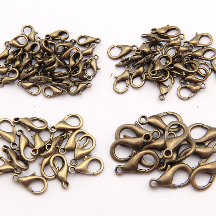 1000個セット12mmDIYジュエリーアクセサリー高品質合金ロブスタークロー、1000個セット