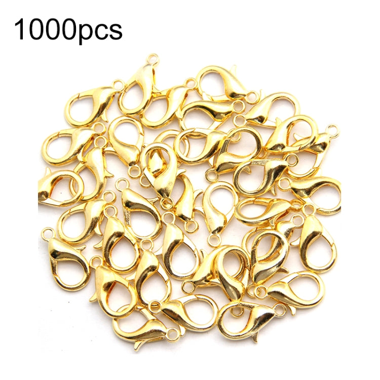 1000個セット12mmDIYジュエリーアクセサリー高品質合金ロブスタークロー、1000個セット