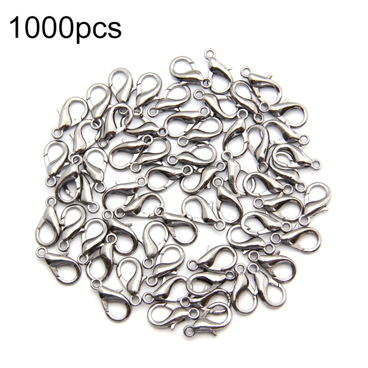 1000個セット12mmDIYジュエリーアクセサリー高品質合金ロブスタークロー、1000個セット