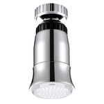 SDF2-B5 1 LED温度センサーRGB LED蛇口ライト水光シャワー、サイズ：78 x 30mm、インターフェース：22mm（シルバー）、SDF2-B5