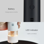 オリジナルXiaomi Youpin Huohou 電動グラインダー 自動ミル ペッパーグラインダー