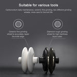 オリジナル Xiaomi Youpin Huohou キッチンミニダブルホイールナイフシャープナー、ダブルホイールナイフシャープナー