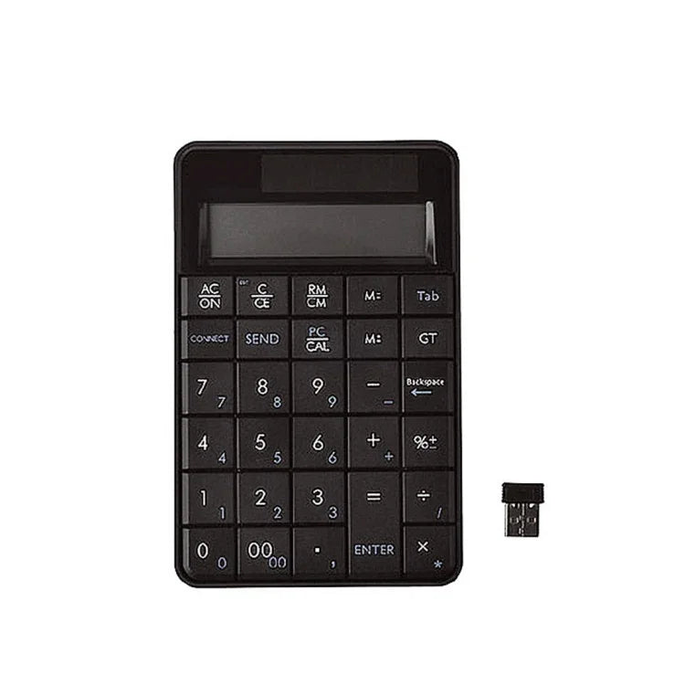 MC-56AG 2-in-1 2.4G USB 数字ワイヤレスキーボード＆LCDディスプレイ付き電卓