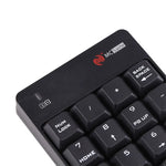 MC Saite SK-51AG 2-in-1 2.4G USB 数字ワイヤレスキーボード＆ミニ電卓 ノートパソコンデスクトップPC用、SK-51AG