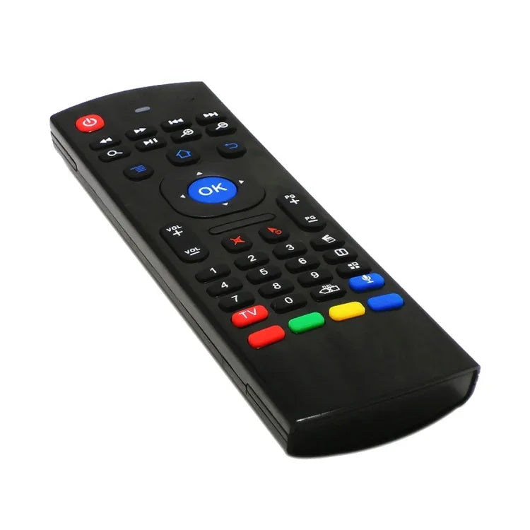 MX3-M エアマウス ワイヤレス 2.4G リモコン キーボード マイク付き Android TVボックス / ミニPC対応 マイク付きエアマウス