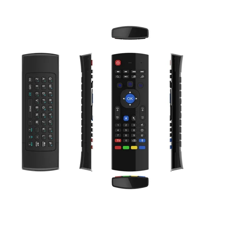 MX3-M エアマウス ワイヤレス 2.4G リモコン キーボード マイク付き Android TVボックス / ミニPC対応 マイク付きエアマウス