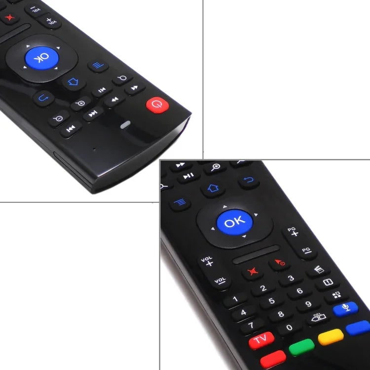 MX3-M エアマウス ワイヤレス 2.4G リモコン キーボード マイク付き Android TVボックス / ミニPC対応 マイク付きエアマウス