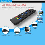 MX3-M エアマウス ワイヤレス 2.4G リモコン キーボード マイク付き Android TVボックス / ミニPC対応 マイク付きエアマウス