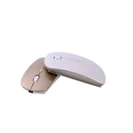 MC-008 Bluetooth 3.0 バッテリー充電式ワイヤレスマウス ノートパソコンおよびAndroidシステム携帯電話用、MC-008（ホワイト）、MC-008（ゴールド）