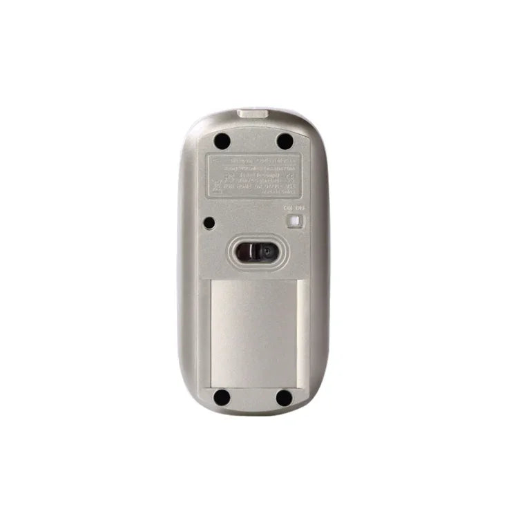 MC-008 Bluetooth 3.0 バッテリー充電式ワイヤレスマウス ノートパソコンおよびAndroidシステム携帯電話用、MC-008（ホワイト）、MC-008（ゴールド）