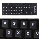 キーボードフィルムカバー 独立貼付 英語キーボードステッカー ノートパソコン用コンピューターキーボード、英語