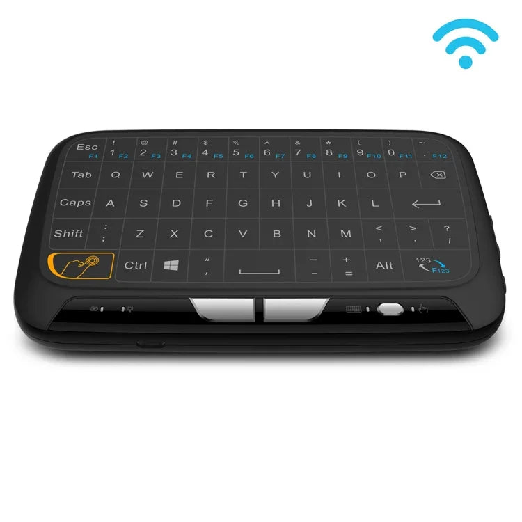H18 2.4GHz ミニ ワイヤレス エアマウス QWERTY キーボード タッチパッド / 振動機能付き PC、テレビ用 H18 ワイヤレスキーボード