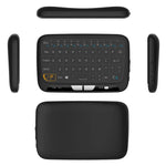 H18 2.4GHz ミニ ワイヤレス エアマウス QWERTY キーボード タッチパッド / 振動機能付き PC、テレビ用 H18 ワイヤレスキーボード