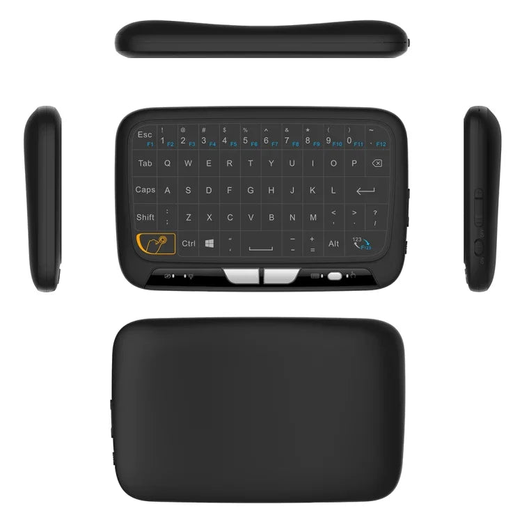 H18 2.4GHz ミニ ワイヤレス エアマウス QWERTY キーボード タッチパッド / 振動機能付き PC、テレビ用 H18 ワイヤレスキーボード
