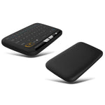 H18 2.4GHz ミニ ワイヤレス エアマウス QWERTY キーボード タッチパッド / 振動機能付き PC、テレビ用 H18 ワイヤレスキーボード