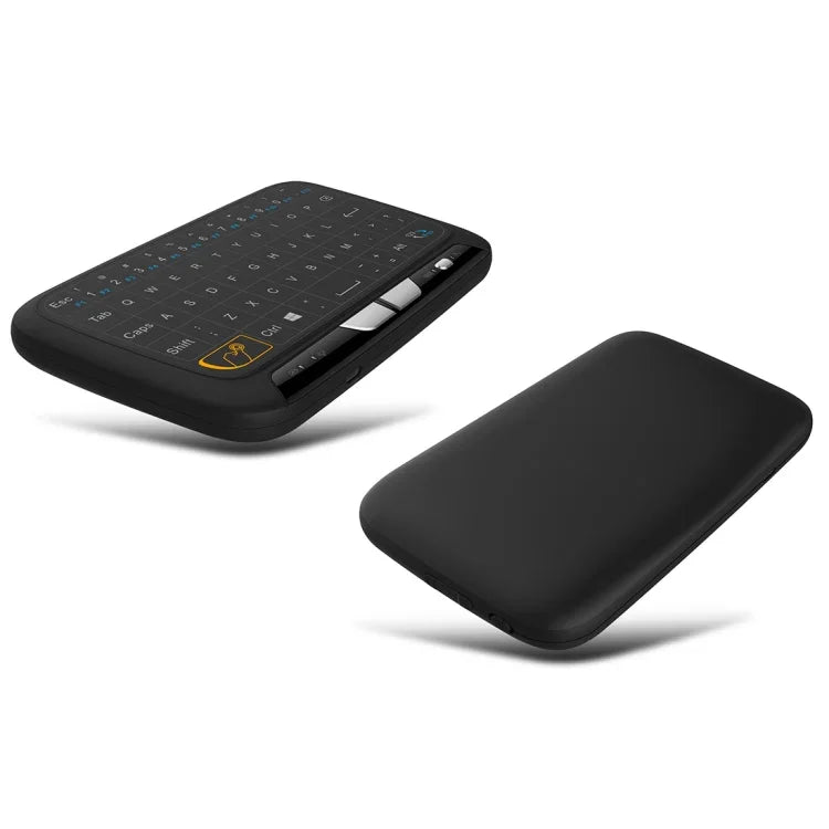 H18 2.4GHz ミニ ワイヤレス エアマウス QWERTY キーボード タッチパッド / 振動機能付き PC、テレビ用 H18 ワイヤレスキーボード