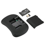 2.4GHz ミニ i8 ワイヤレス QWERTY キーボード カラフルバックライト＆タッチパッド＆マルチメディアコントロール付き PC、Android TV BOX、X-BOX プレーヤー、スマートフォン用 カラフルバックライト変更可能