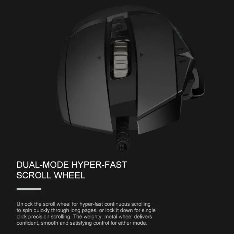 ロジクール G502 HERO 有線ゲーミングマウス 11ボタン、長さ：2.1m