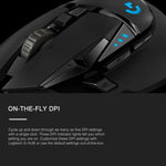 ロジクール G502 HERO 有線ゲーミングマウス 11ボタン、長さ：2.1m