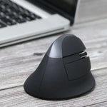 DELUX M618 ミニ 2.4G ワイヤレス 2400DPI USB 充電式 エルゴノミクス縦型マウス、M618 グレー