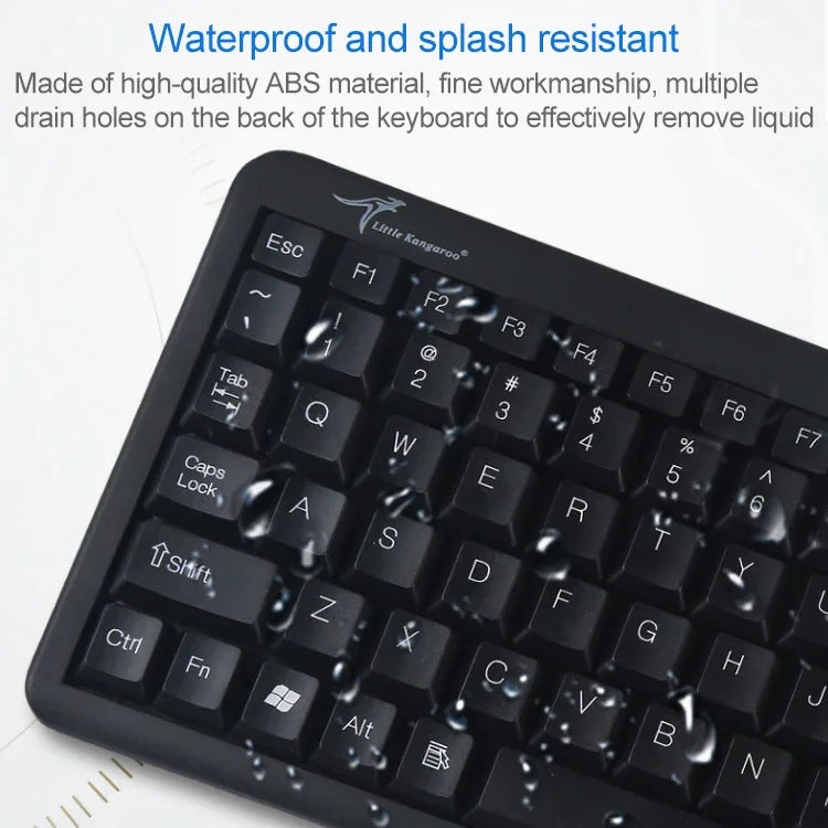 DS-8800 PS/2インターフェース 防水レーザー彫刻文字一体型有線タッチパッドキーボード、長さ：1.5m、DS-8800 PS/2