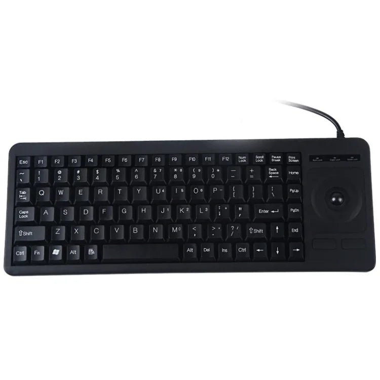 DS-8900 PS/2インターフェース 防水レーザー彫刻文字一体型有線トラックボールキーボード、長さ：1.5m、DS-8900 PS/2
