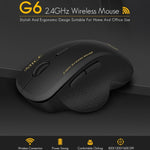 iMICE G6 ワイヤレスマウス 2.4G オフィスマウス 6ボタンゲーミングマウス